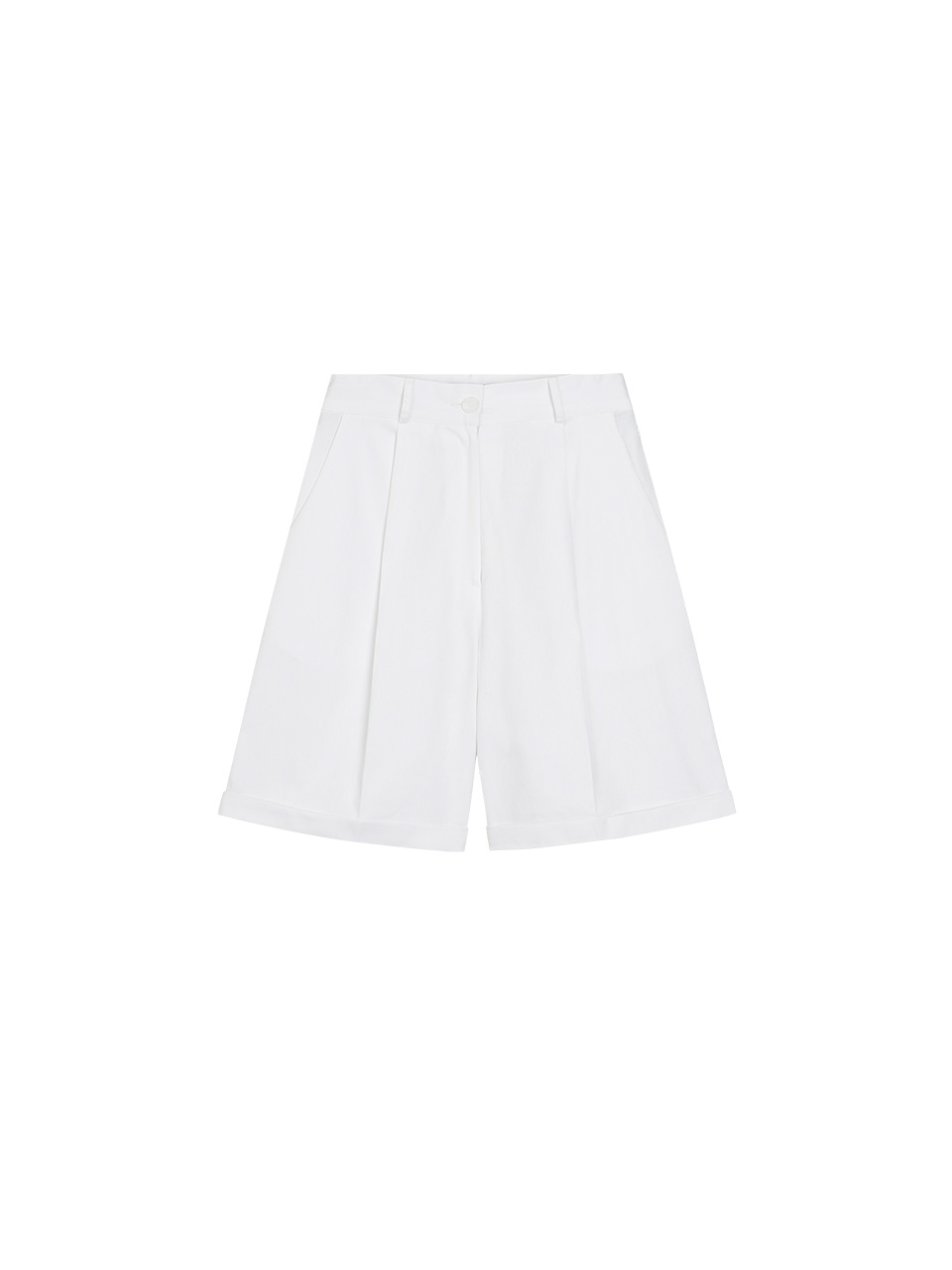 Roll-up Cotton Shorts