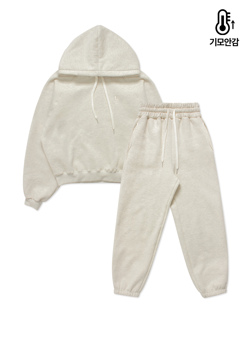 Poing Hoodie&amp;Jogger Pants Oatmeal