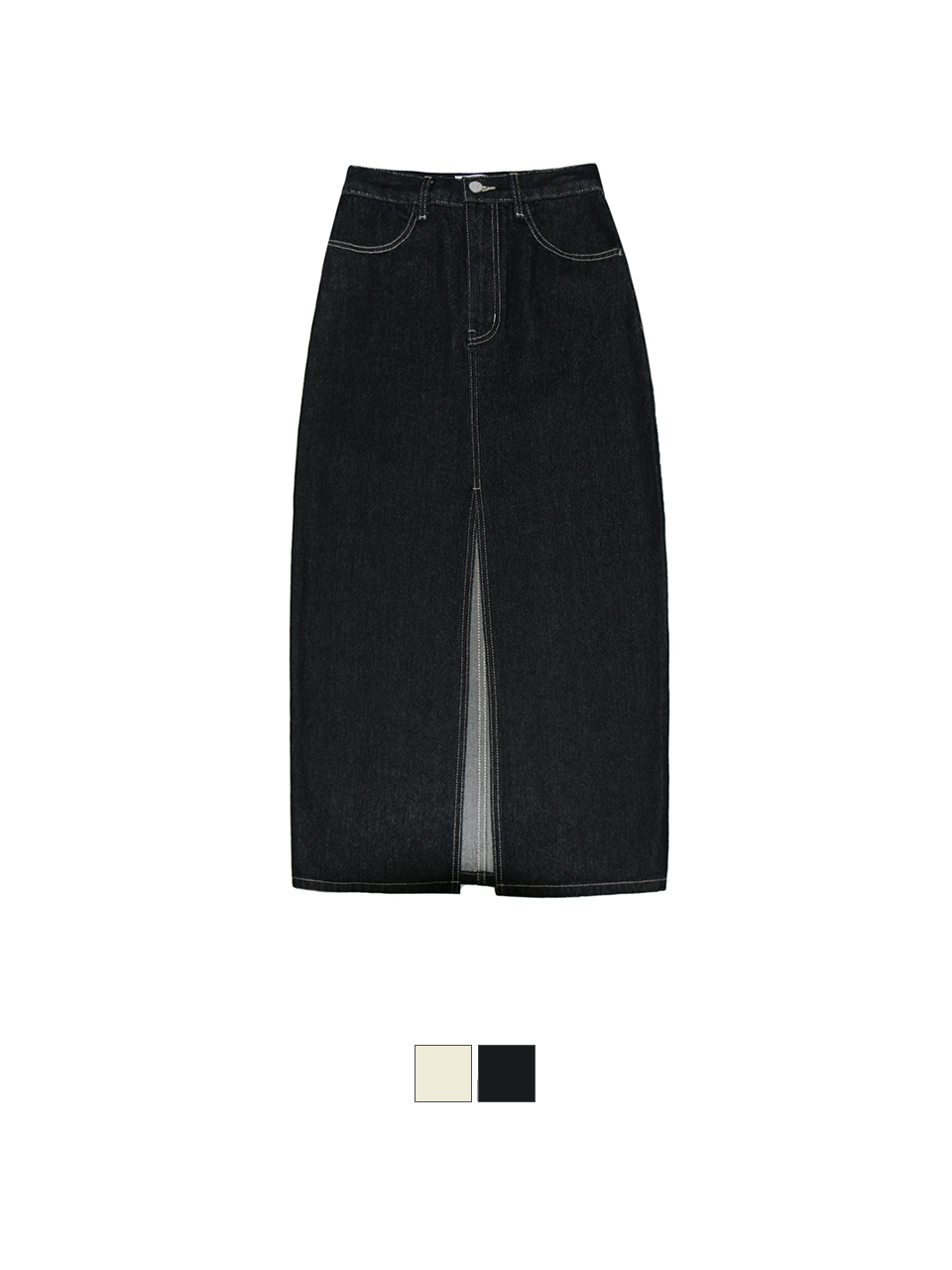[SKIRT] Arthur Stitch Denim Skirt